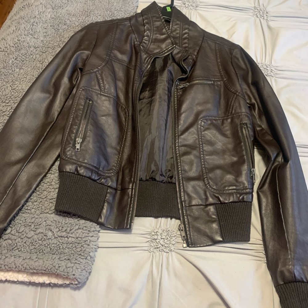 Leather jacket